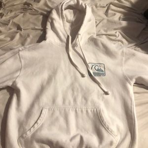 Quicksilver white hoodie men’s medium